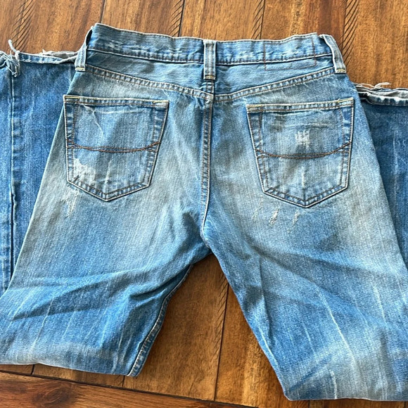 B by Bullhead Mens Slim Blue Denim Distressed jeans size 28 x 30 - Picture 7 of 16